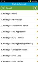 Free Node.js Tutorial تصوير الشاشة 1