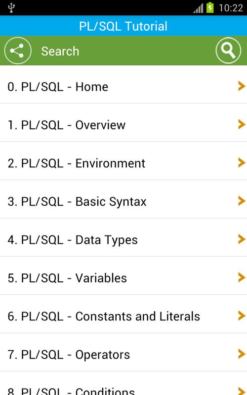 pl sql tutorial free download Free pl/sql tutorial for android apk download.