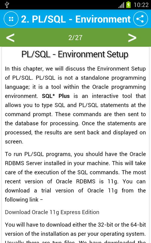pl sql tutorial free download What is sql developer?