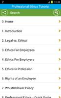 Free Professional Ethics Tutorial imagem de tela 1