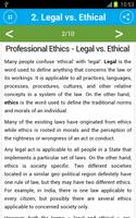 Free Professional Ethics Tutorial imagem de tela 2