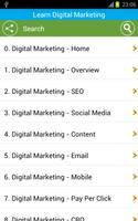 Learn Digital Marketing capture d'écran 1