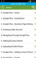 Learn Google Plus capture d'écran 1