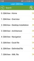 برنامه‌نما Learn QlikView عکس از صفحه