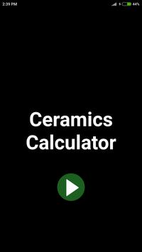 Ceramics Calculator poster