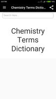 Chemistry Terms Dictionary poster