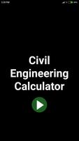 Civil Engineering Calculator Affiche