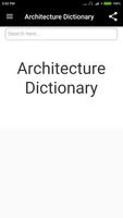 Architecture Dictionary الملصق