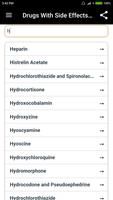 Drugs Side Effects Dictionary capture d'écran 1