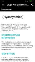 Drugs Side Effects Dictionary capture d'écran 2