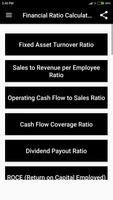 Financial Ratio Calculator capture d'écran 1