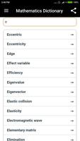 Mathematics Dictionary capture d'écran 3