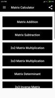 Matrix Calculator اسکرین شاٹ 1