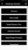 Metallurgy Calculator capture d'écran 1