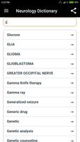 Neurology Dictionary captura de pantalla 1