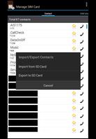 Manage SIM Card capture d'écran 3