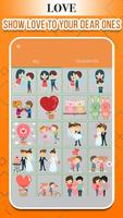 Romantic Stickers For Happen poster