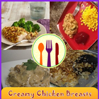 Creamy Chicken Breasts Recipes icône