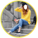 Girls Stylish Jeans Selfie APK