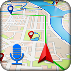 Голосовые навигационные места, Маршруты GPS-карт иконка