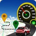 Velocímetro GPS y mapa de conducción: aplicación R icono