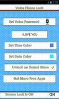 Voice phone lock پوسٹر