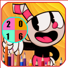 color by number cuphead icon