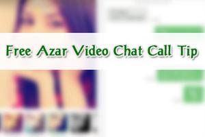 Free Azar Video Chat Call Tip پوسٹر