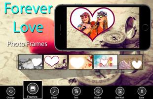 Forever Love Photo Frames Affiche