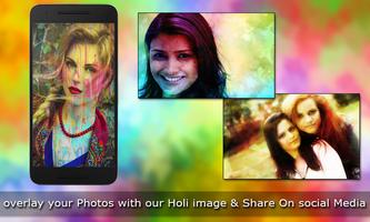 Happy Holi Photo Effect постер