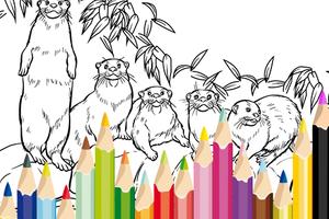 Zoo Coloring Game for Kids imagem de tela 1