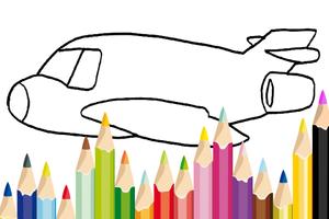 Aircraft Coloring Book Game 截圖 1