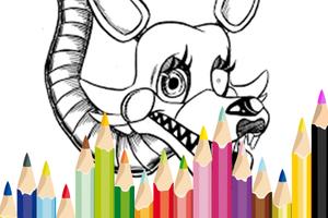 Foxy Coloring FNAF Paint capture d'écran 1