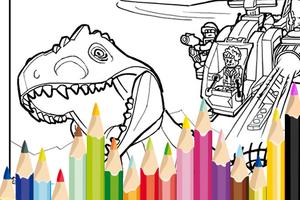 Image Jurassic Craft Coloring ภาพหน้าจอ 1