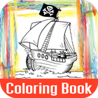 Image Pirates Coloring for Kid ícone
