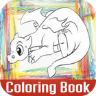 Pet Dragon Craft Coloring ikona