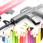 Real 3D Guns Armas Coloring icône