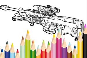 Real 3D Guns Armas Coloring 截圖 1