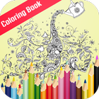 Secret Garden Coloring Book أيقونة