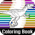 Toy Jurassic Dino Coloring icône