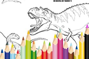 Toy Jurassic Dino Coloring capture d'écran 1