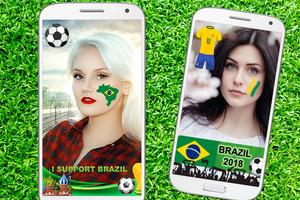 پوستر Brazil Football Team World Cup 2018 Dp Maker