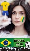 برنامه‌نما Brazil Football Team World Cup 2018 Dp Maker عکس از صفحه