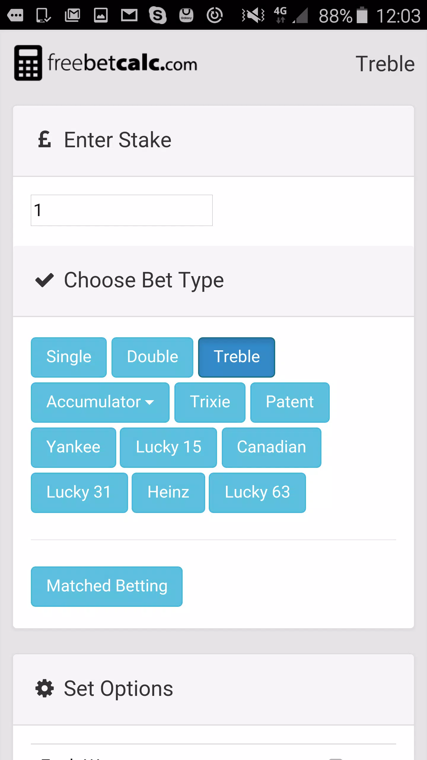 Free Bet Calculator APK for Android Download