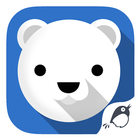 Polar Bear: Run neige icône