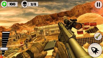 Mountain Sniper Gun Shooter Affiche