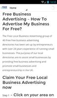 Free Business Advertising UK imagem de tela 2