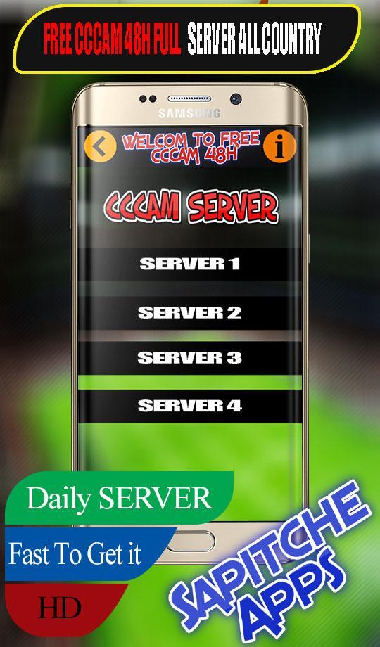 Sapitche : CCCAM FREE 48h SERVER APK for Android Download