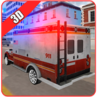 Ambulance Game Save Life Simulator 3D icône