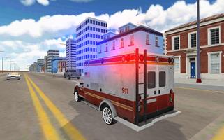 Ambulance Game Save Life Simulator 3D capture d'écran 3
